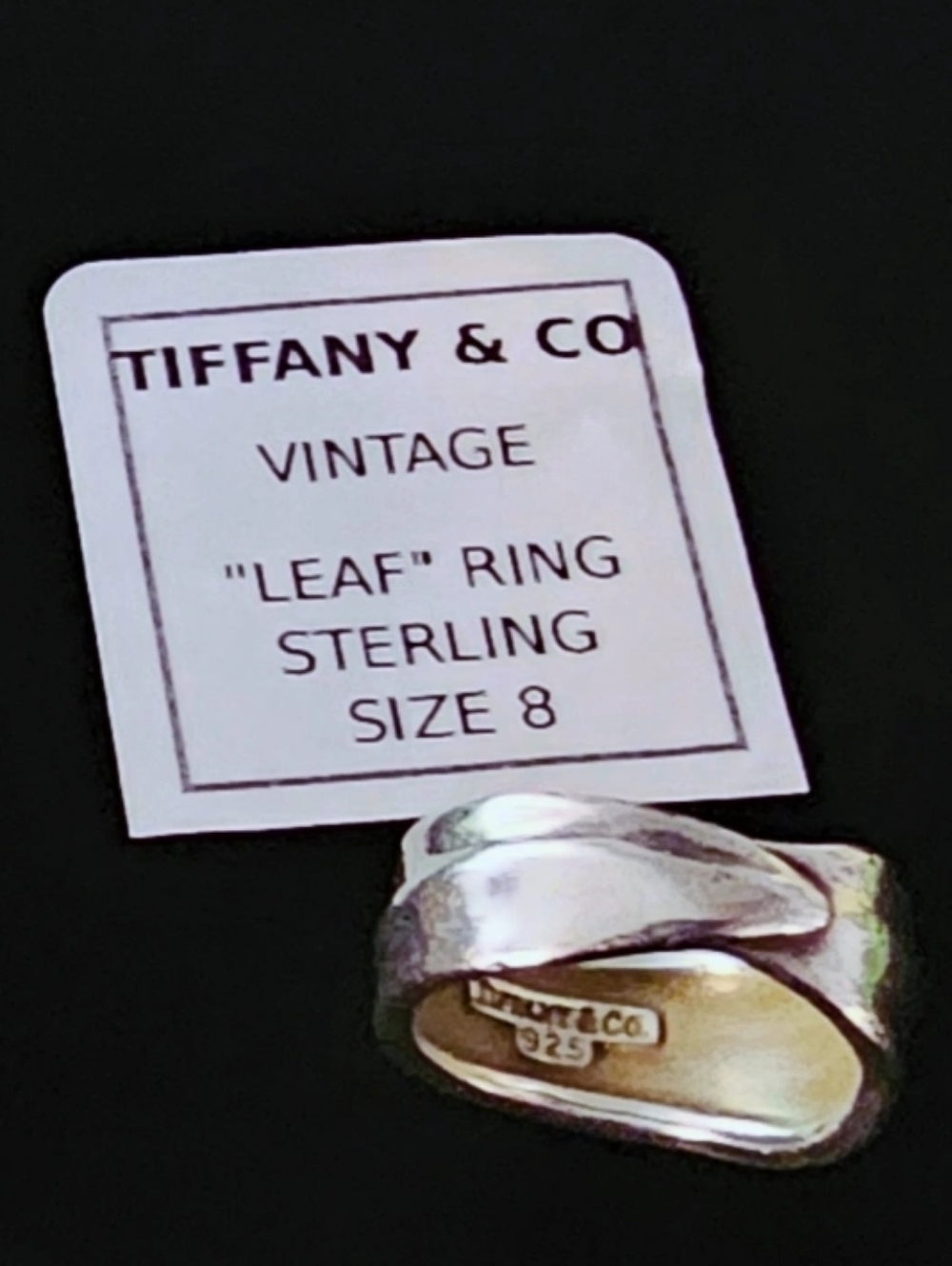 Tiffany & Co Sterling Ring